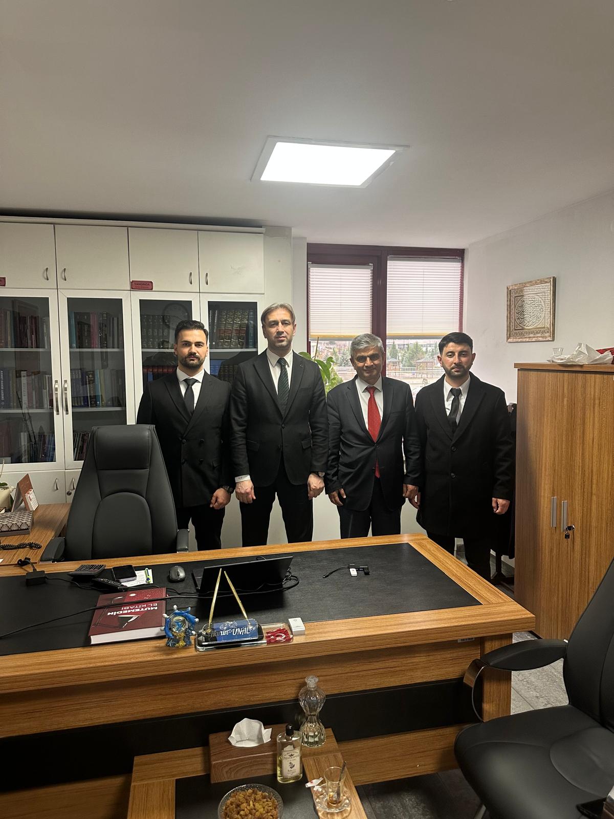 Genel Başkan Demirkaya’dan Bütçe Daire Başkanı Harun Ünal’a “Hayırlı Olsun” Ziyareti