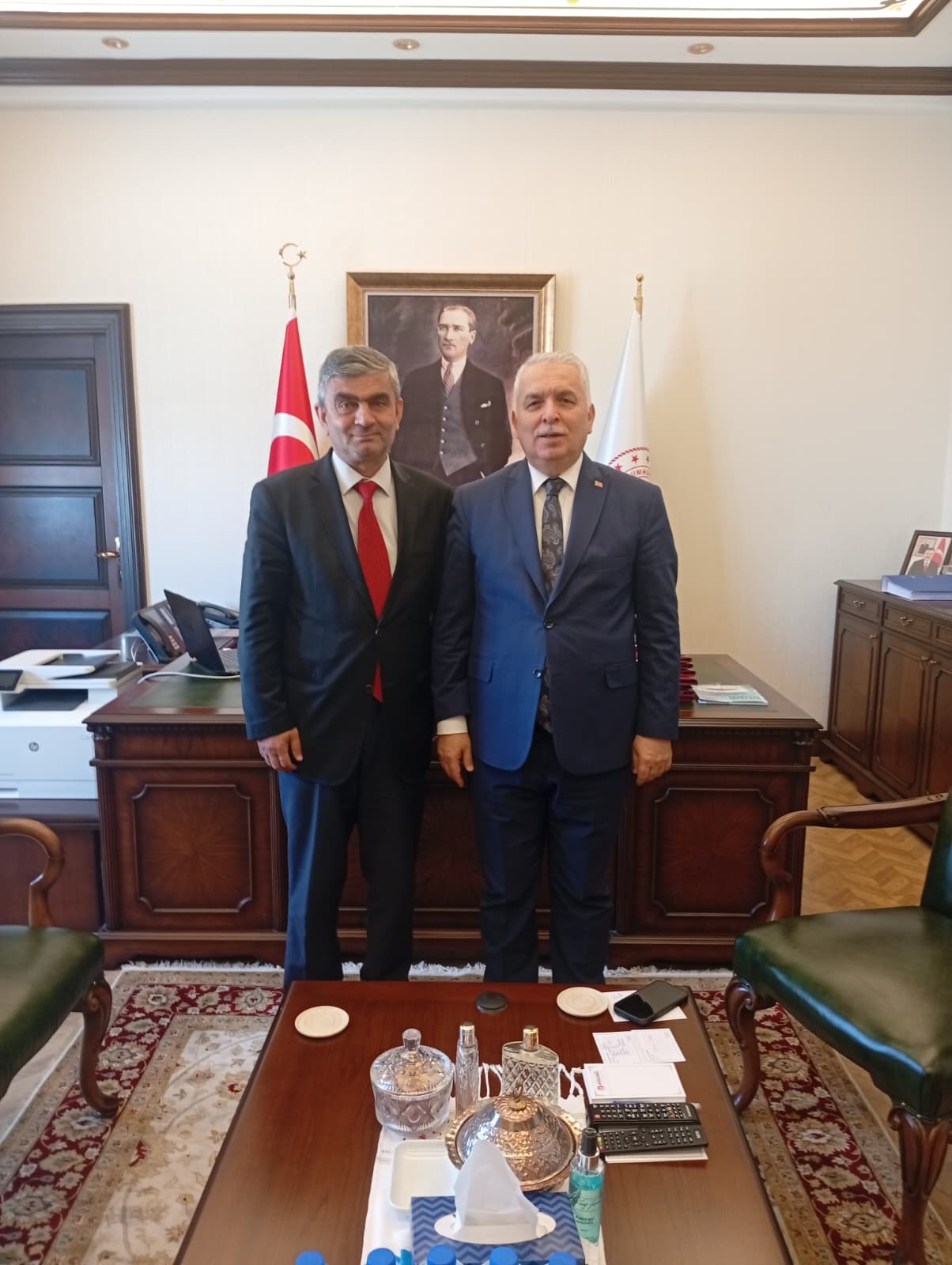 Tekbir-Sen’den İçişleri Bakanlığı’nda Kritik Temas: Aziz Yıldırım’a Hayırlı Olsun Ziyareti