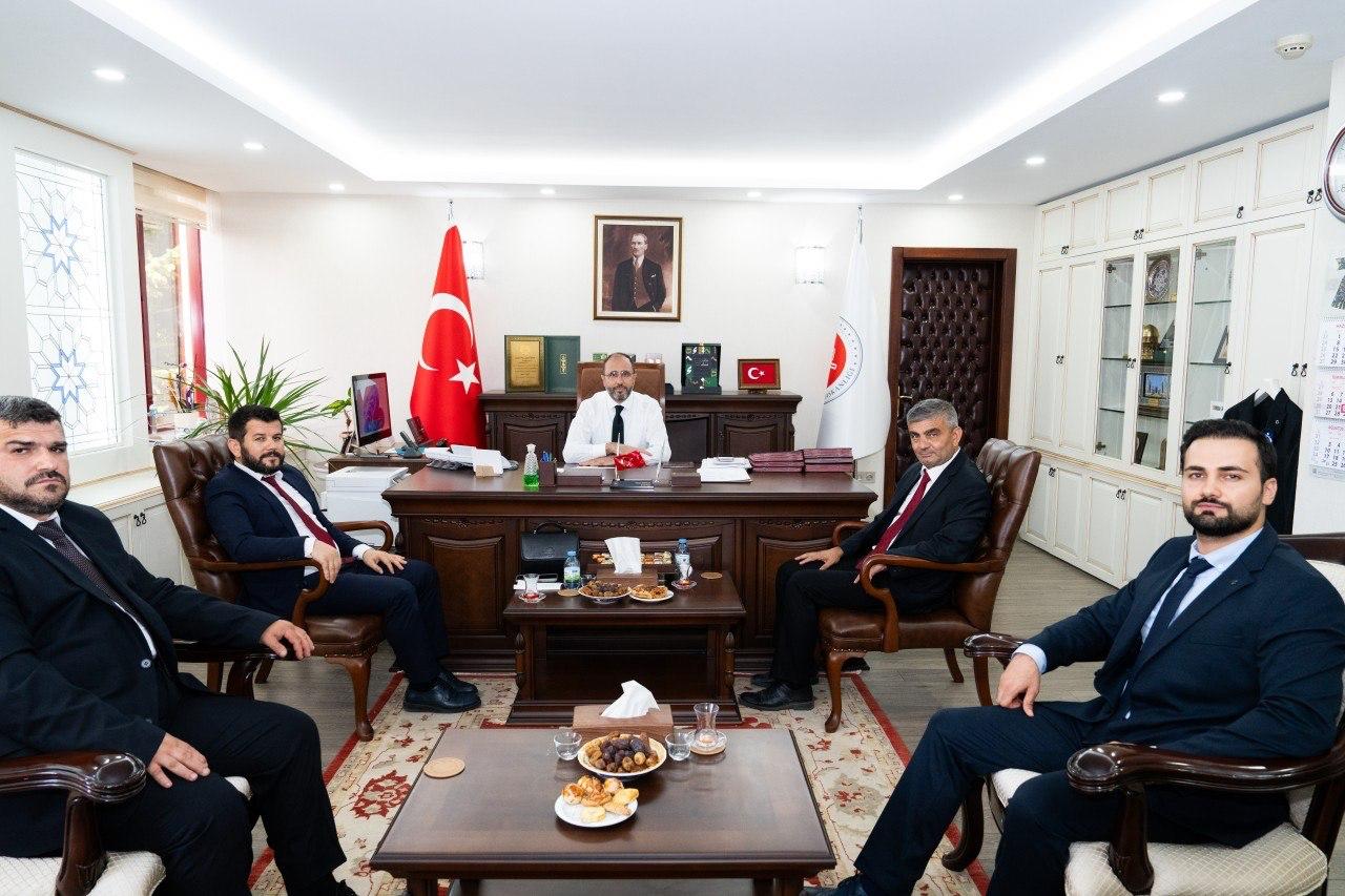 Sendikamızdan Hac ve Umre Hizmetleri Genel Müdürü Hüseyin Demirhan’a Ziyaret